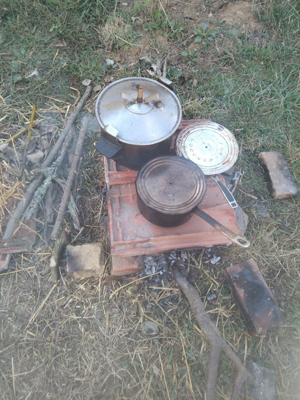 Four nomade aux braises